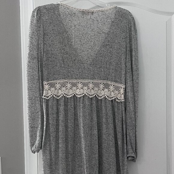 a'reve long sleeve lace trim cardigan - Picture 3 of 6